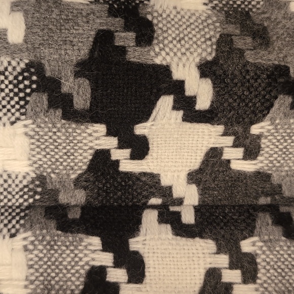 Loft Ann Taylor Black and White tweed Skirt Size Large - Picture 8 of 12